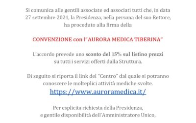 CONVENZIONE MEDICA