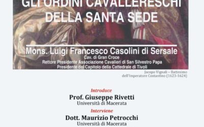 Conferenza: Ordini cavallereschi della Santa Sede